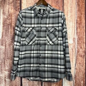 Zero Foxtrot Plaid flannel Shirt